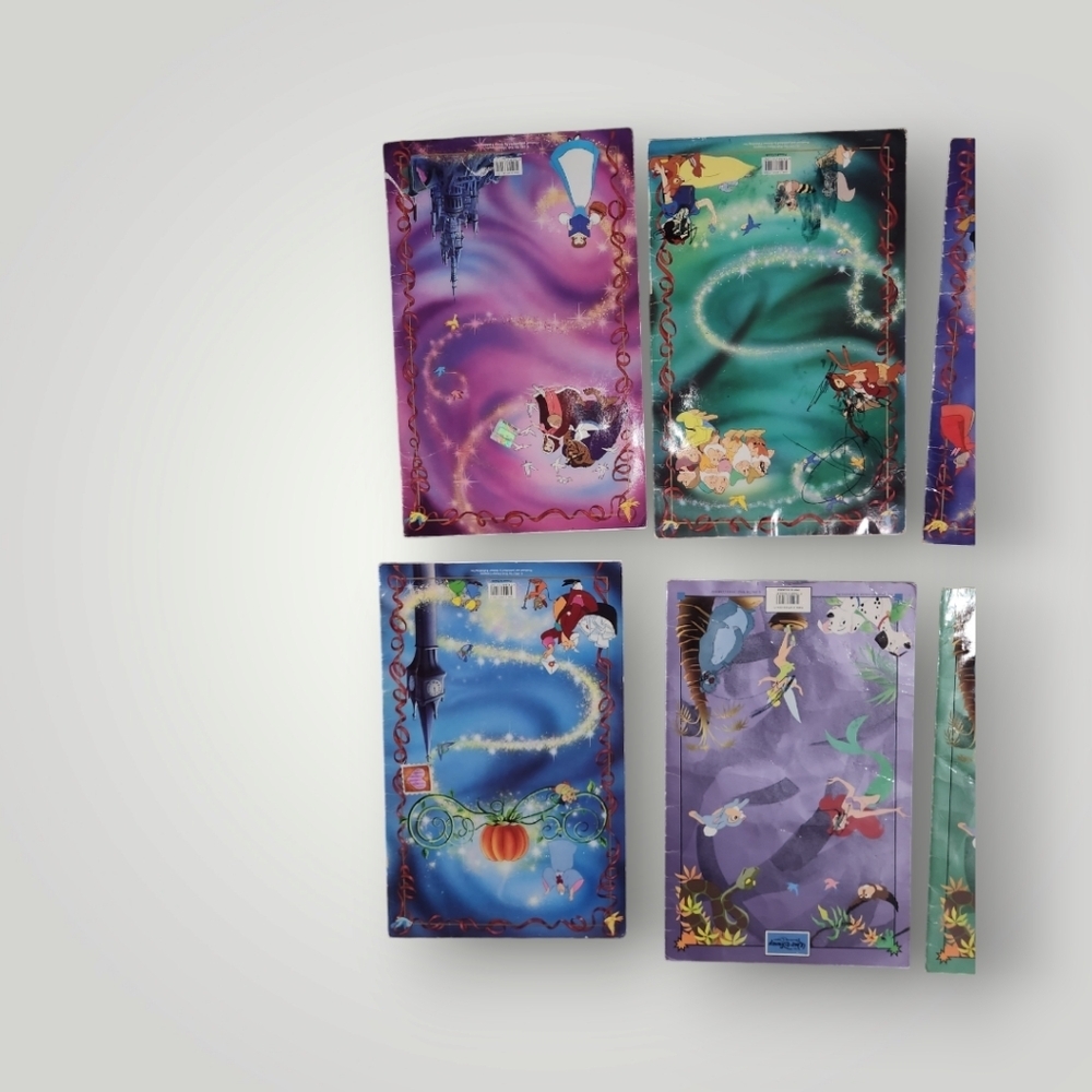 Vintage The Walt Disney Treasure Chest Book Collection Set of 8 Large Ov… - Picture 2 of 16